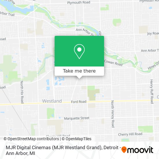 MJR Digital Cinemas (MJR Westland Grand) map