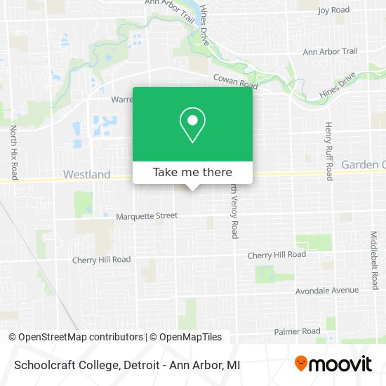 Mapa de Schoolcraft College