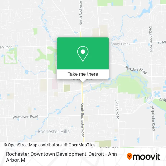 Rochester Downtown Development map