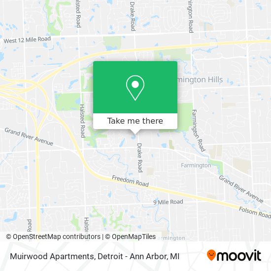 Muirwood Apartments map