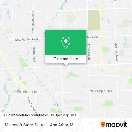 Microsoft Store map