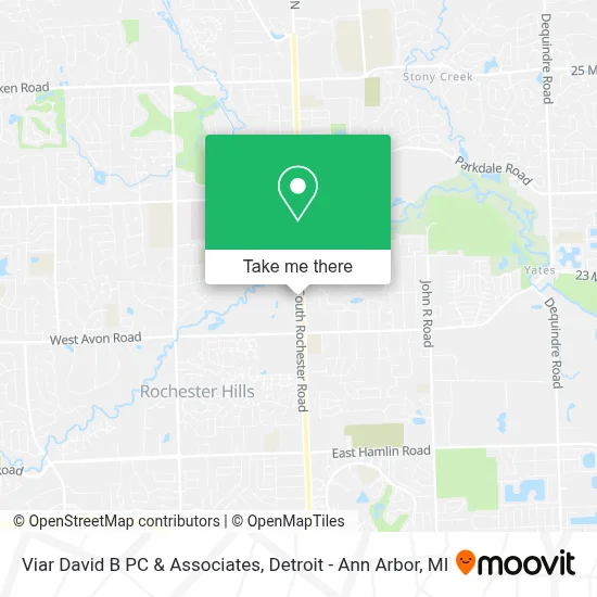 Viar David B PC & Associates map