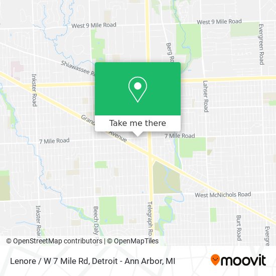 Mapa de Lenore / W 7 Mile Rd