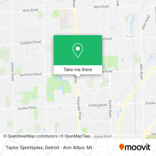 Taylor Sportsplex map