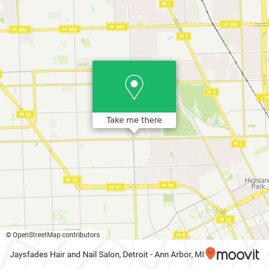 Mapa de Jaysfades Hair and Nail Salon