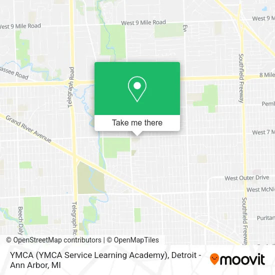 YMCA (YMCA Service Learning Academy) map