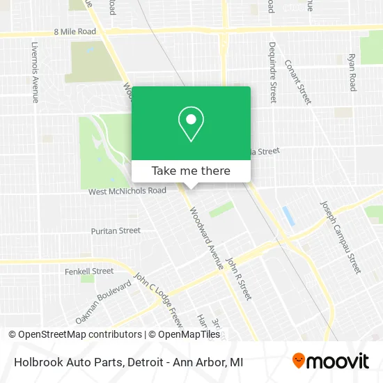 Holbrook Auto Parts map