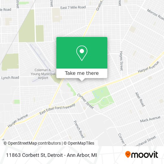 Mapa de 11863 Corbett St