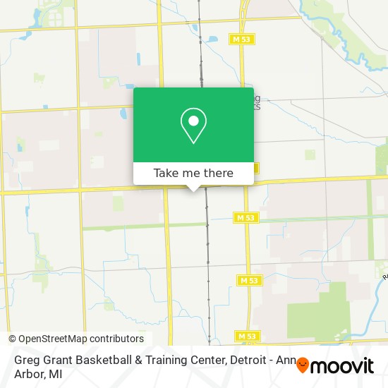 Mapa de Greg Grant Basketball & Training Center
