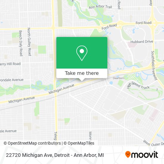 Mapa de 22720 Michigan Ave