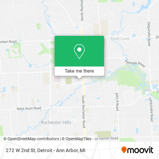 272 W 2nd St map