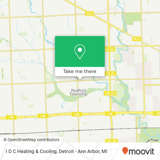 I D C Heating & Cooling map