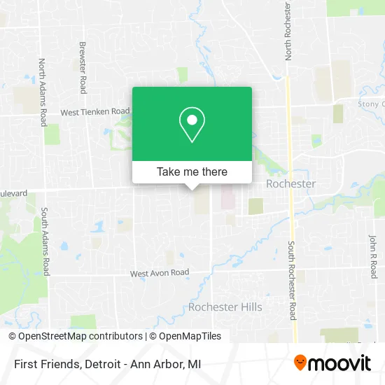 First Friends map