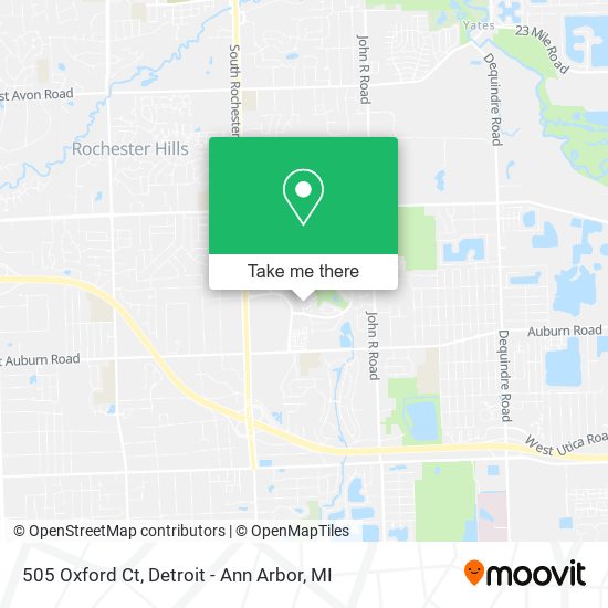 Mapa de 505 Oxford Ct