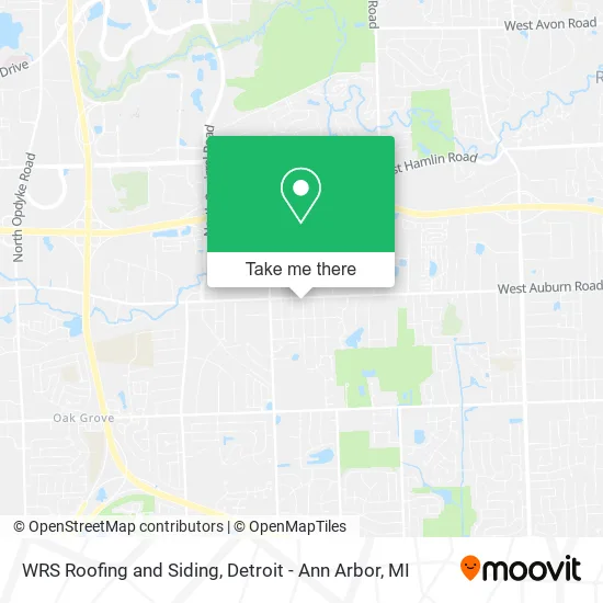 WRS Roofing and Siding map