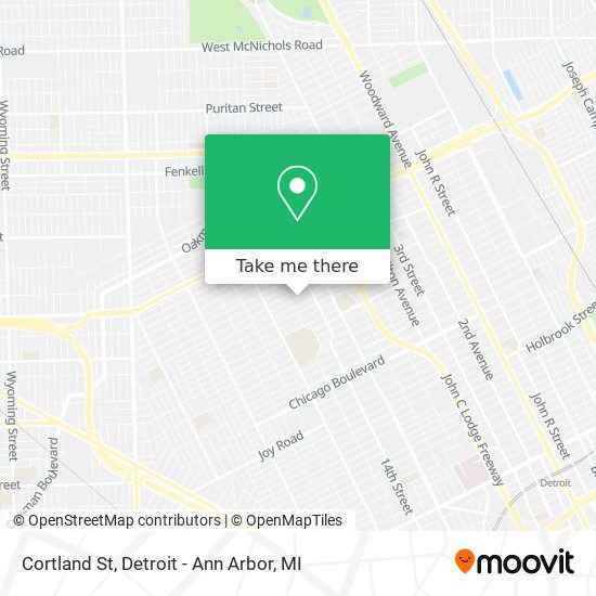 Mapa de Cortland St