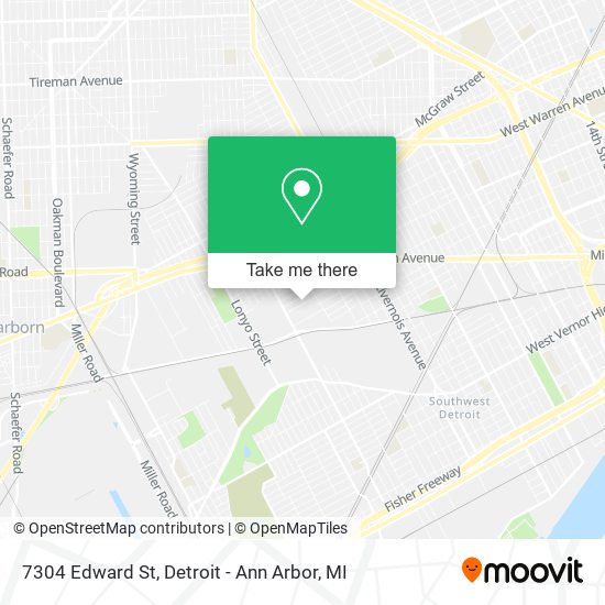 Mapa de 7304 Edward St