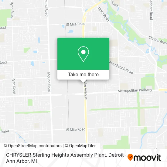 CHRYSLER-Sterling Heights Assembly Plant map