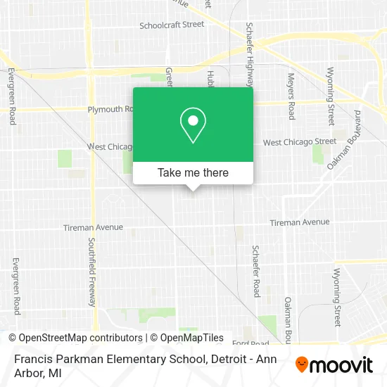 Francis Parkman Elementary School map