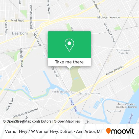 Vernor Hwy / W Vernor Hwy map