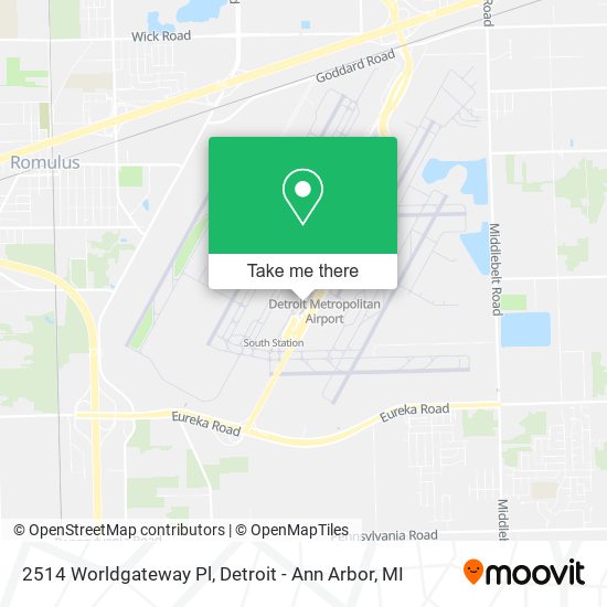 Mapa de 2514 Worldgateway Pl