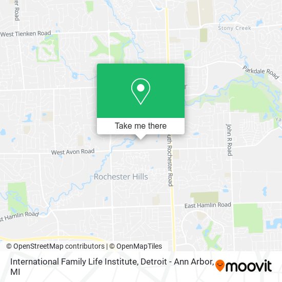 International Family Life Institute map