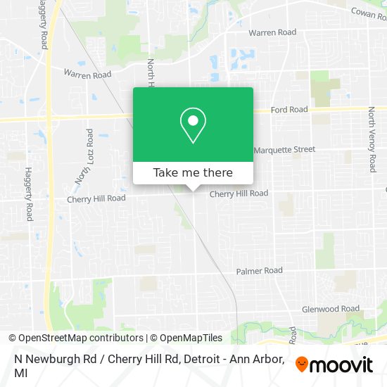 N Newburgh Rd / Cherry Hill Rd map