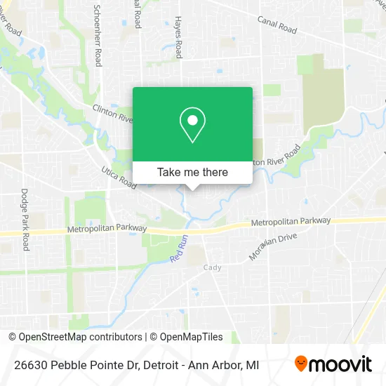 26630 Pebble Pointe Dr map