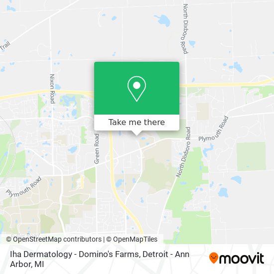 Mapa de Iha Dermatology - Domino's Farms