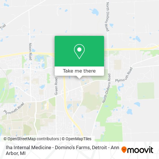 Iha Internal Medicine - Domino's Farms map