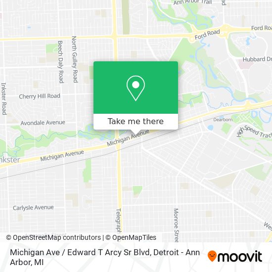 Michigan Ave / Edward T Arcy Sr Blvd map