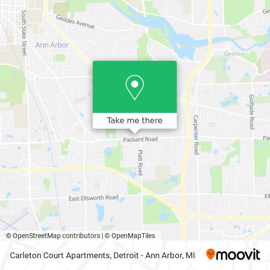 Mapa de Carleton Court Apartments