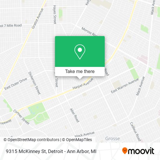 9315 McKinney St map