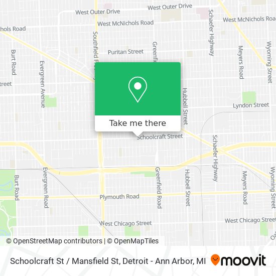 Schoolcraft St / Mansfield St map