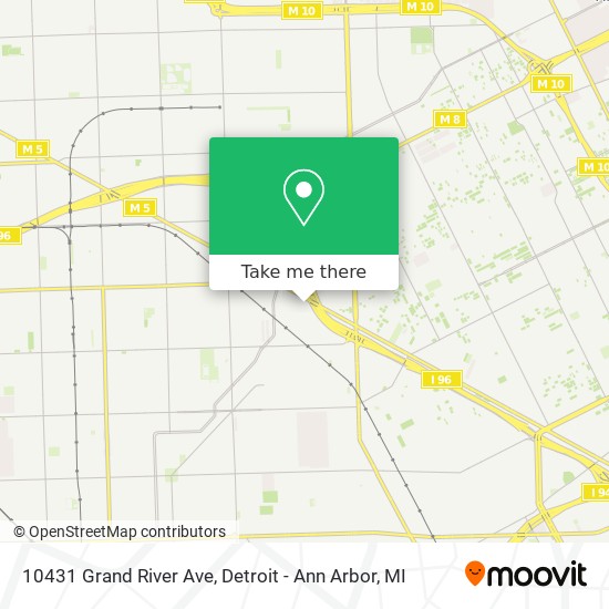 Mapa de 10431 Grand River Ave