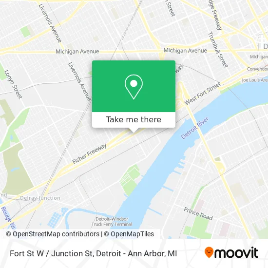 Fort St W / Junction St map