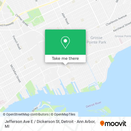 Mapa de Jefferson Ave E / Dickerson St