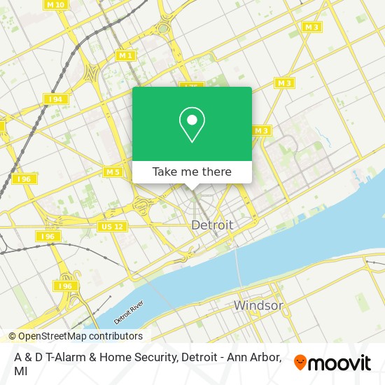 Mapa de A & D T-Alarm & Home Security