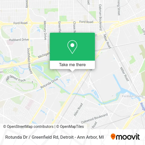 Rotunda Dr / Greenfield Rd map