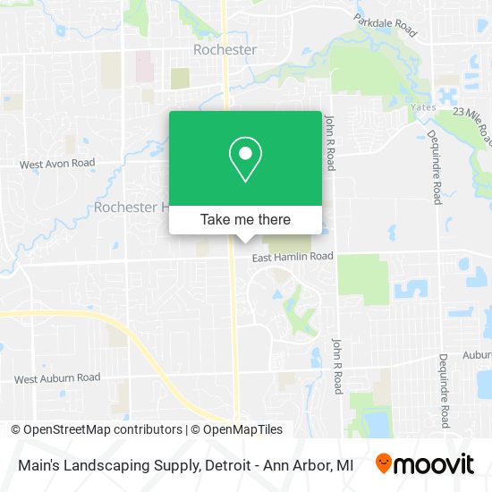 Main's Landscaping Supply map