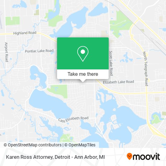 Karen Ross Attorney map