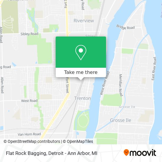 Mapa de Flat Rock Bagging