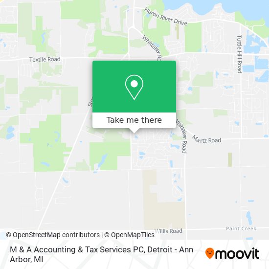 Mapa de M & A Accounting & Tax Services PC