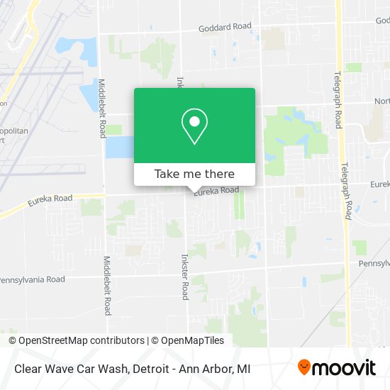Mapa de Clear Wave Car Wash