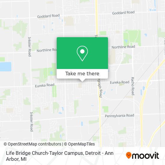 Life Bridge Church-Taylor Campus map