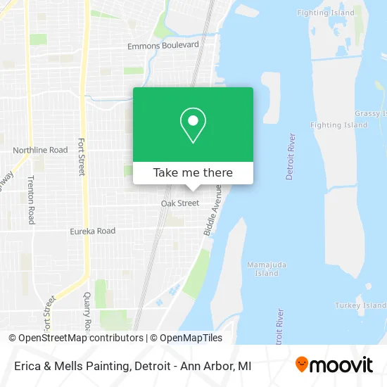 Erica & Mells Painting map