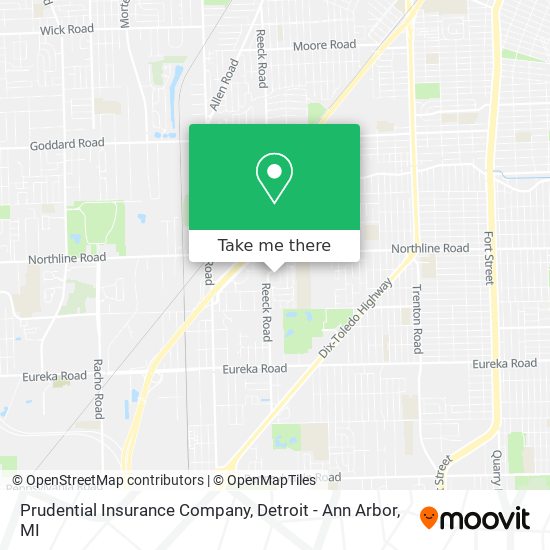 Mapa de Prudential Insurance Company