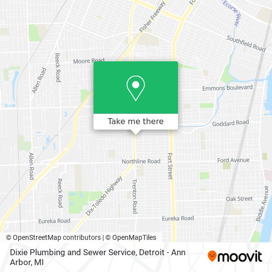Dixie Plumbing and Sewer Service map