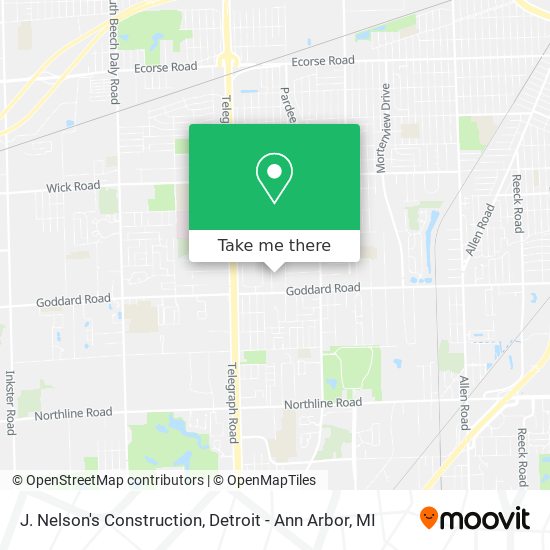 Mapa de J. Nelson's Construction