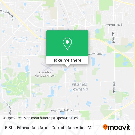 5 Star Fitness Ann Arbor map